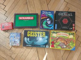 Spiele-Paket mit 7 Familien-Spielen