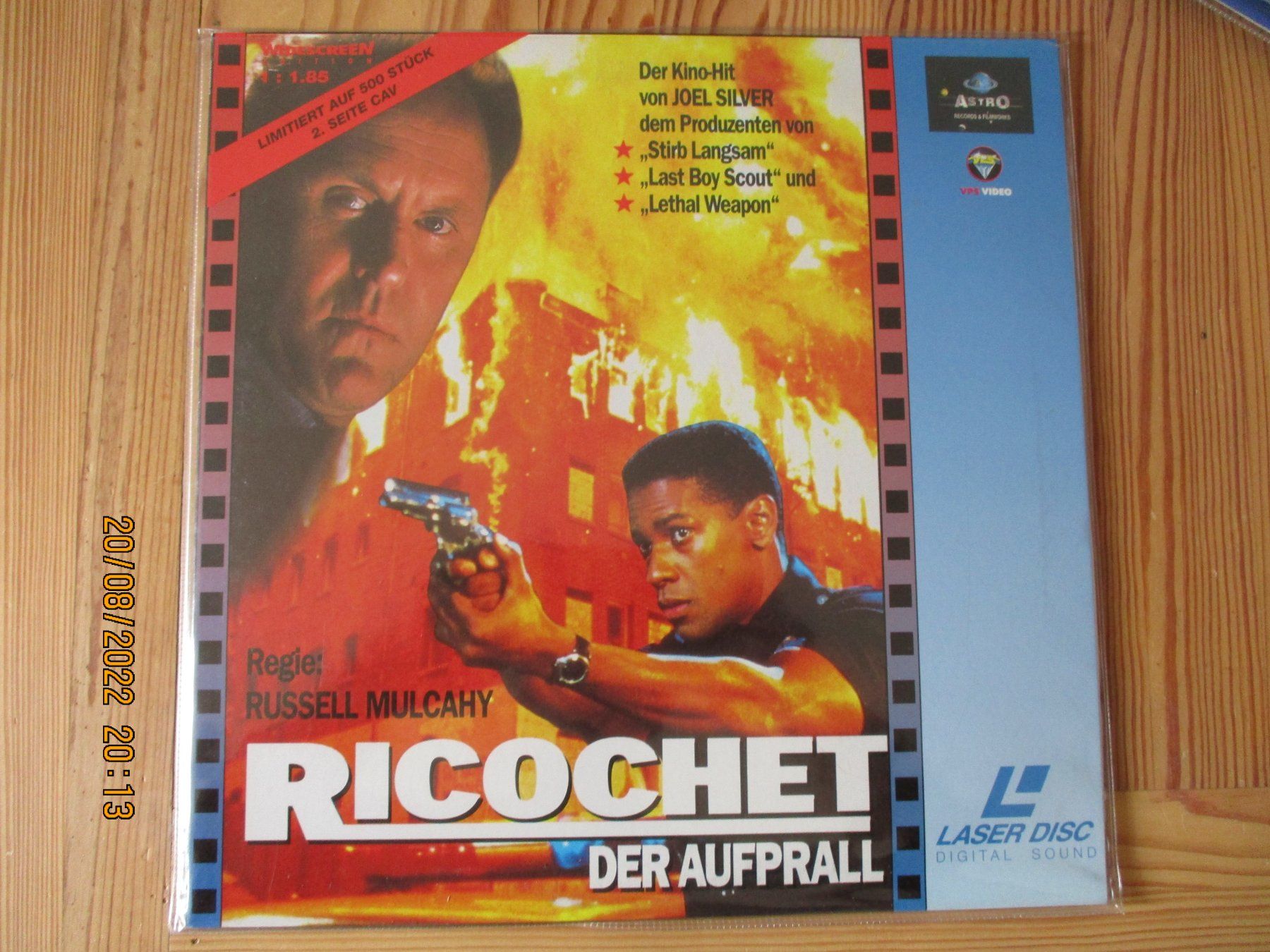 Alle DVDs: Ricochet - Der Aufprall   --- Laserdisc – Gebraucht aus Liestal von Disc-Point