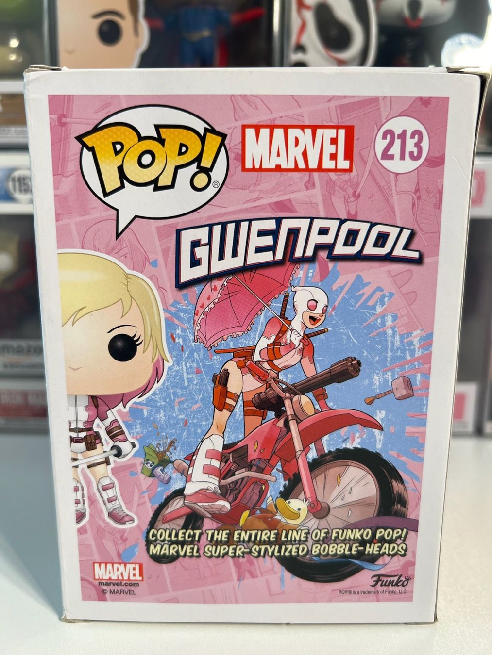 Funko Statuette: Funko POP! Marvel Unmasked Gwenpool Edition Limitée – Nuovo e nell'imballaggio originale da Le Mouret venduto da perfectbijou 2