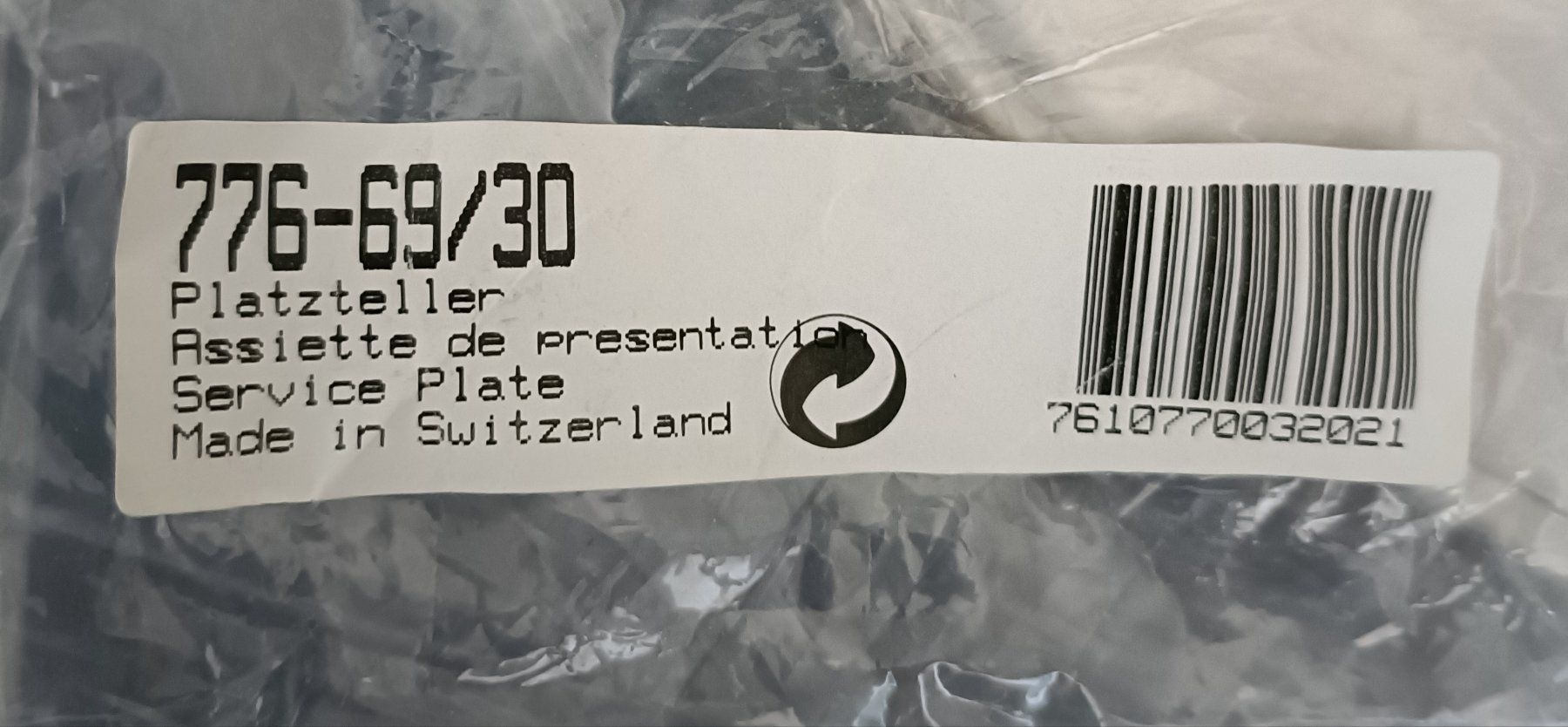 Piatti: Platzteller Inox 18/10 mit Goldrand – Nuovo (secondo la descrizione) da Grenchen venduto da Schlussliecht 1