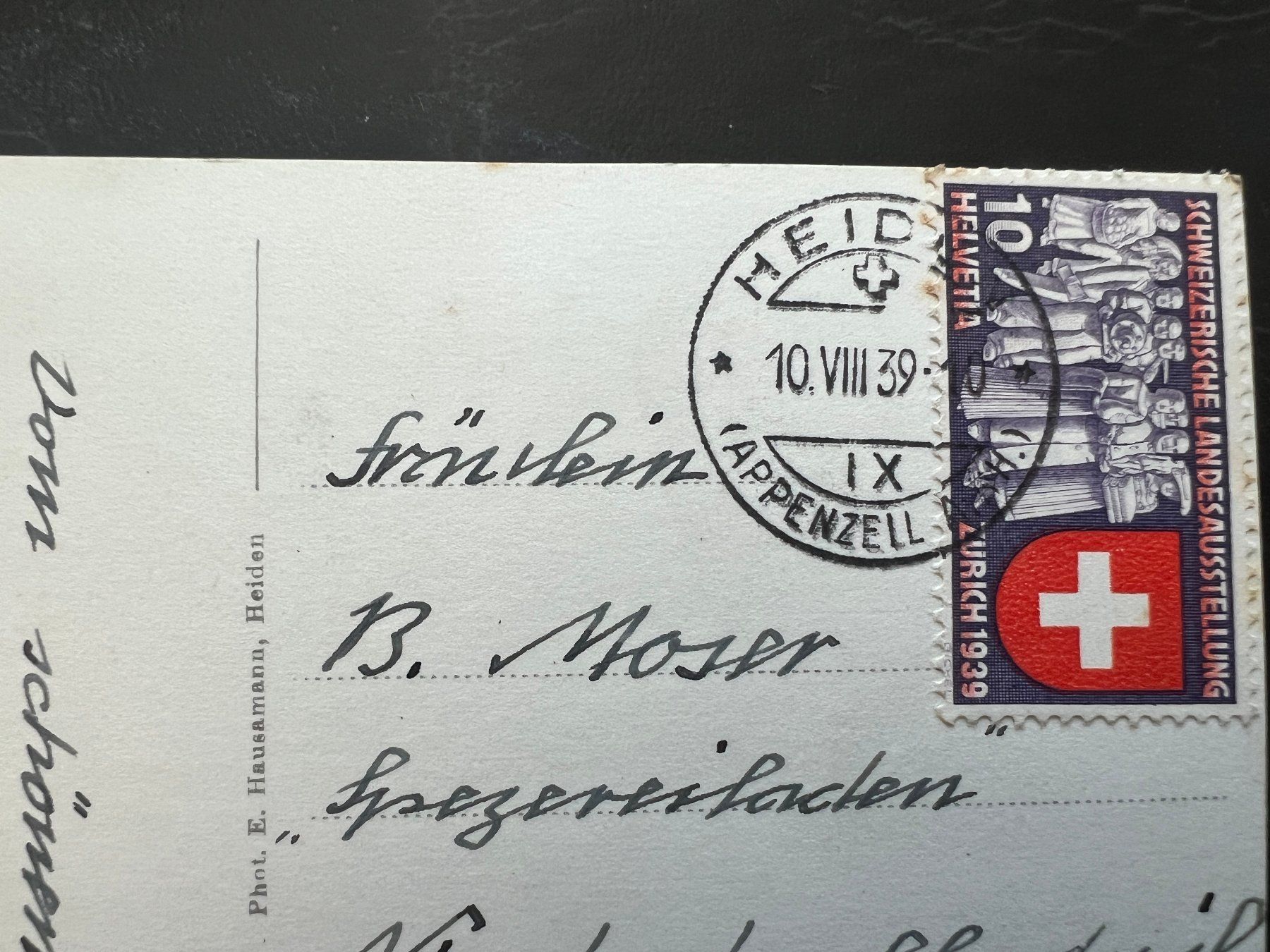 Cartes postales: AK 1939 Heiden   (G3475) – D'occasion à Hinwil par Sidi4 1