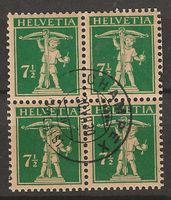 B0171 - Fils de Tell 171 B4 obl. Champex