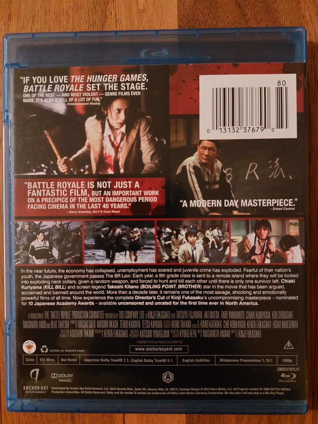 Tutti i DVDs: Blu Ray - Battle Royale 1 (2000) / US Code – Usato da Rheinfelden venduto da FilmAuktion 1