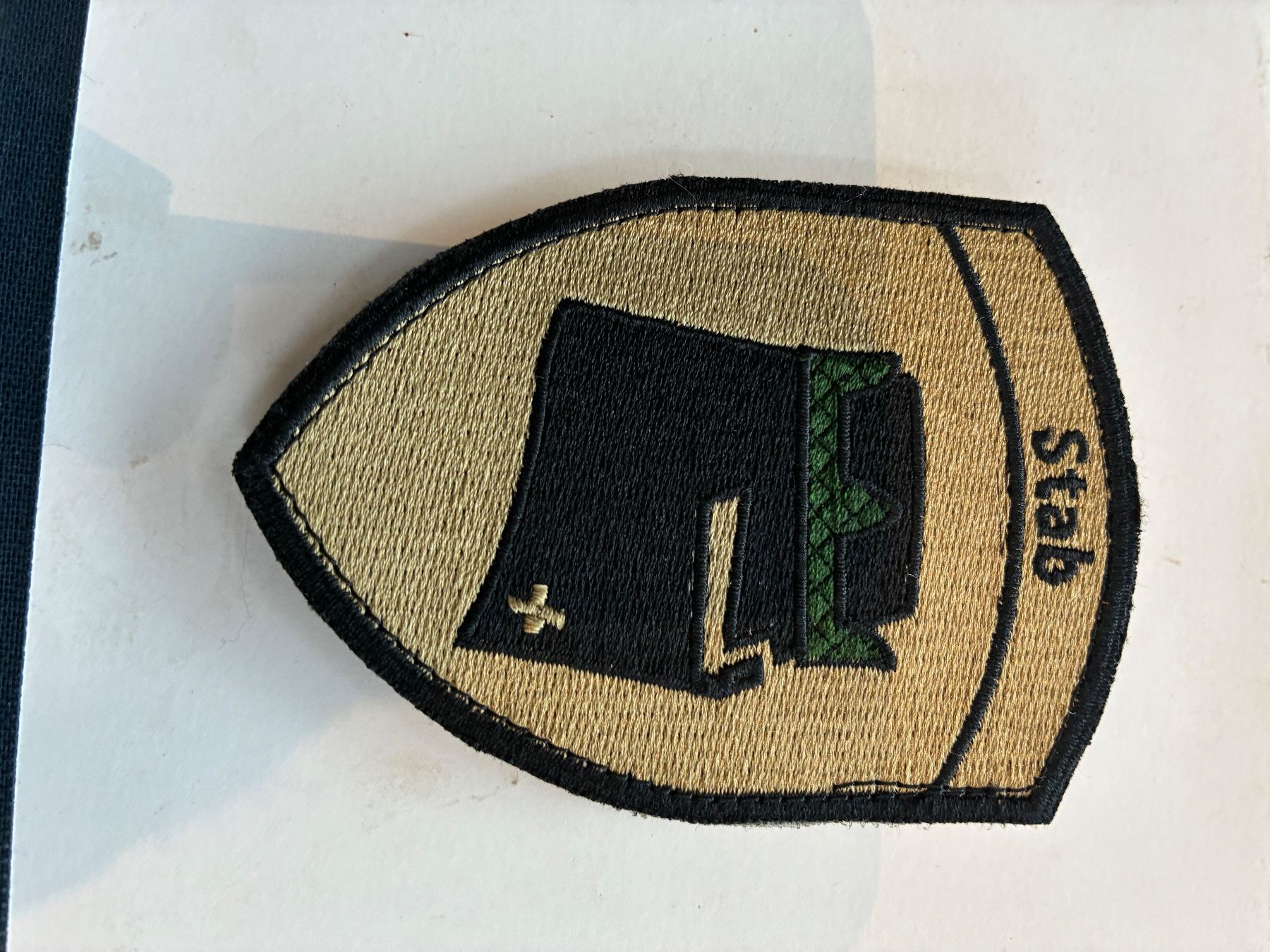 Schweizer Armee Patches: Klett Panzer Stab grün – Gebraucht aus Oberiberg von stab