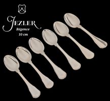6 cuillères à café Jezler 800Silb  Régence 10 cm
