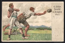Kempten, 12. Bayer. Turnfest 1905, Kugel