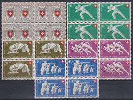 Pro Patria 1950: 4erblockserie **