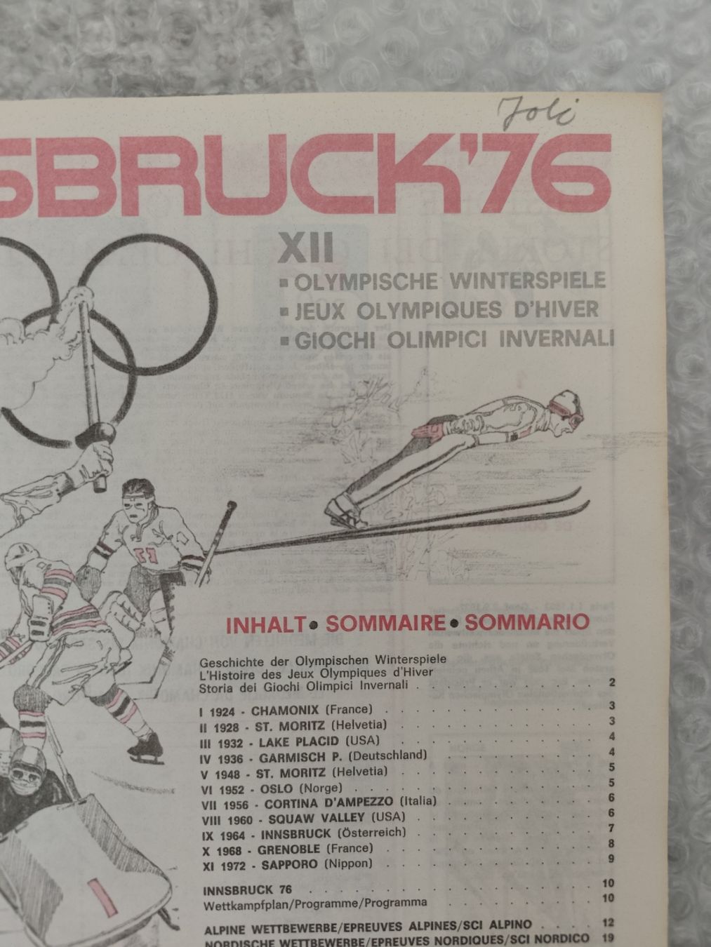 Panini Album: Panini Innsbruck 76 – Usato da Kreuzlingen venduto da m0ritz.sch 1