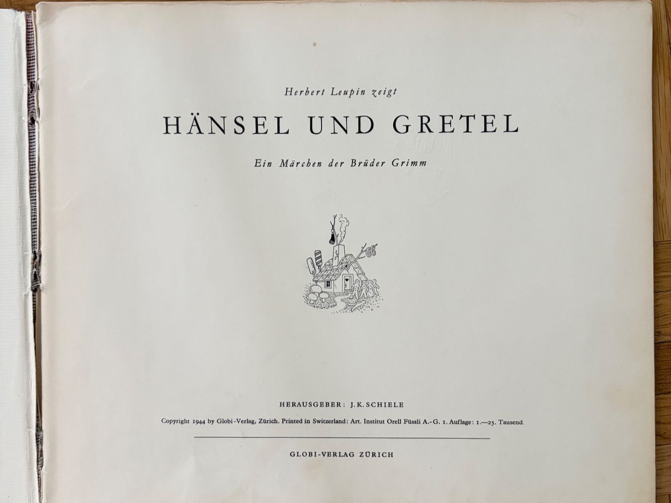 Libri: Herbert Leupin: Hänsel und Gretel – Usato da Luzern venduto da Lampion 4