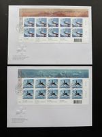 100J. Schweiz. Luftwaffe, Kleinbogen FDC 2014, top erhalten