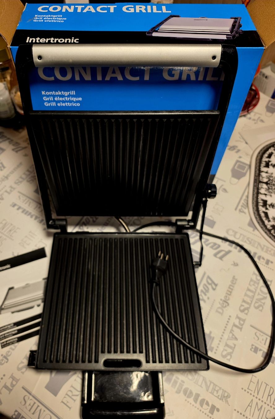 Elettrodomestici da cucina: Kontaktgrill Intertronic mit Originalverpackung  – Usato da Kaltacker venduto da bakabe 2