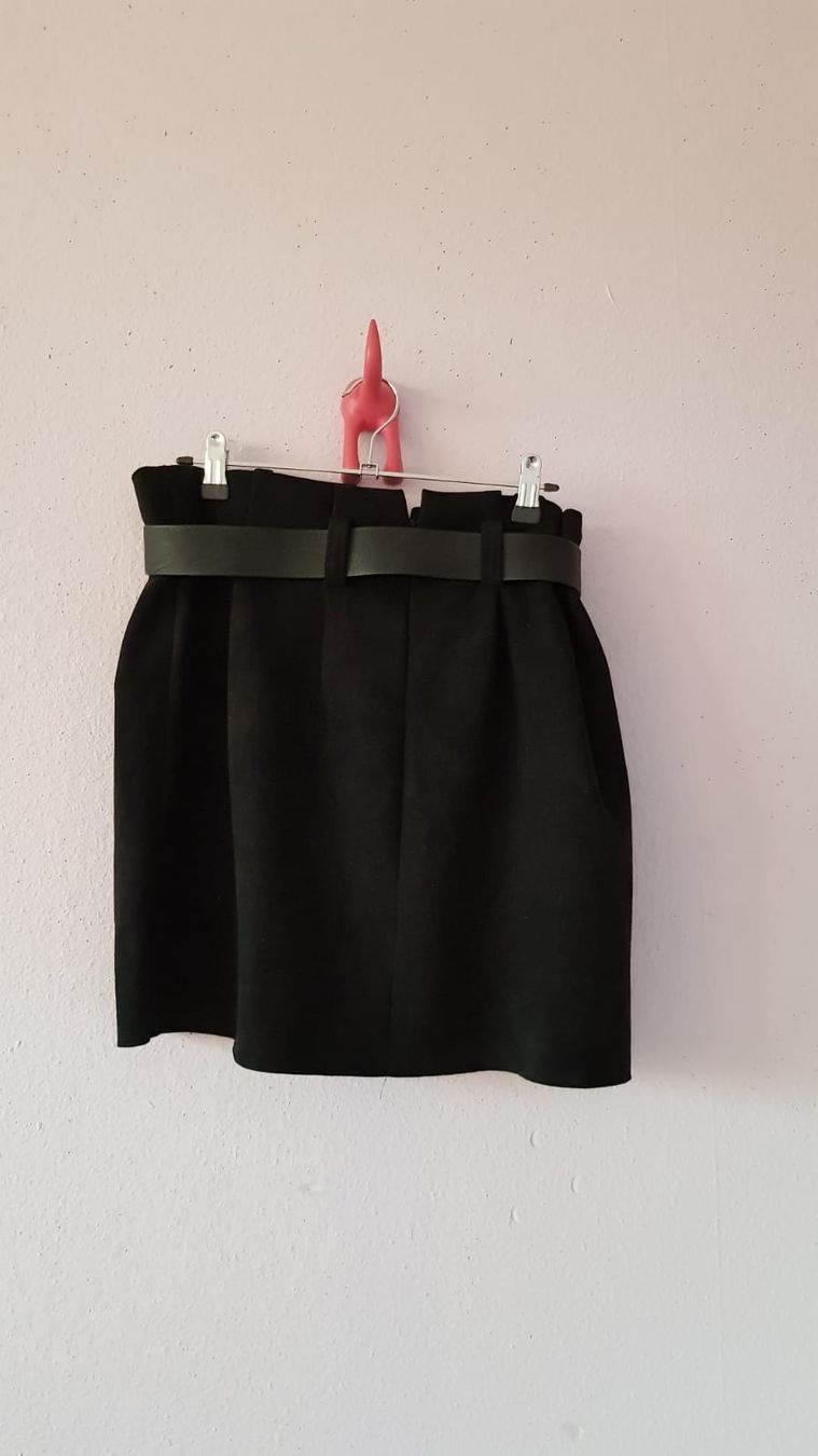 Zebra Gonne: Jupe zebra noire taille M avec ceinture – Nuovo (secondo la descrizione) da Versoix venduto da aline_b 1
