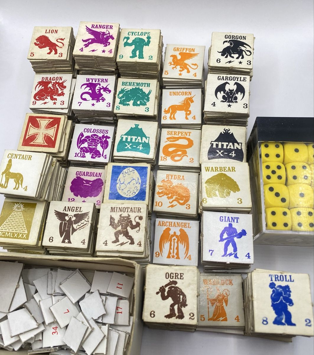 Giochi: Vintage TITAN Avalon Hill 1982 COMPLETE & Sorted – Usato da Kirchberg BE venduto da swiss_slab 1
