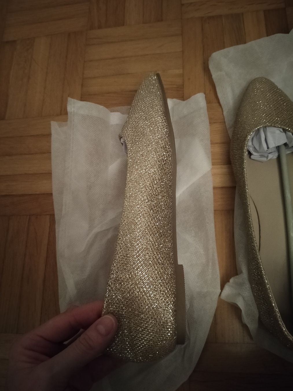 Scarpe da donna: Gold Ballerina Schuhe – Nuovo e nell'imballaggio originale da Zürich venduto da ila_9pnk 2