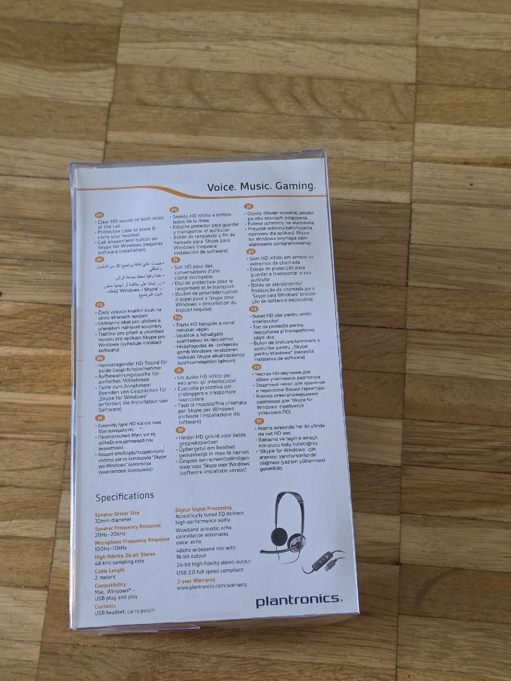 Plantronics Cuffie: Neu: Plantronics headset PC Mac iChat Skype In Clear HD – Nuovo e nell'imballaggio originale da Aesch BL venduto da immon 1