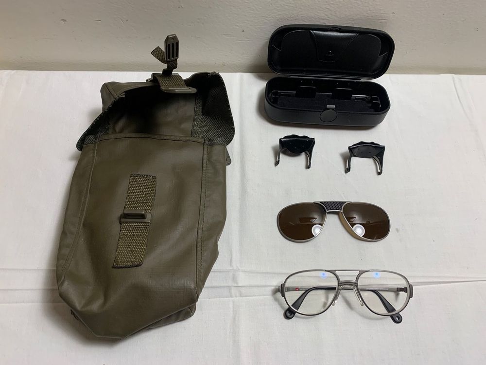 Lunettes De Soleil Armée Suisse SUVASOL® Avec étui - Occasion, Authentiques, Norme OTAN