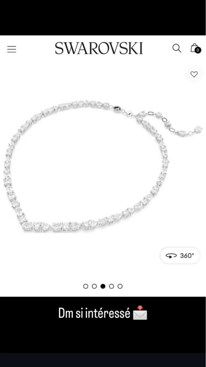 Swarovski Catenine: Collier Swarovski scintillant – Nuovo (secondo la descrizione) da La Chaux-de-Fonds venduto da dub_kb6p