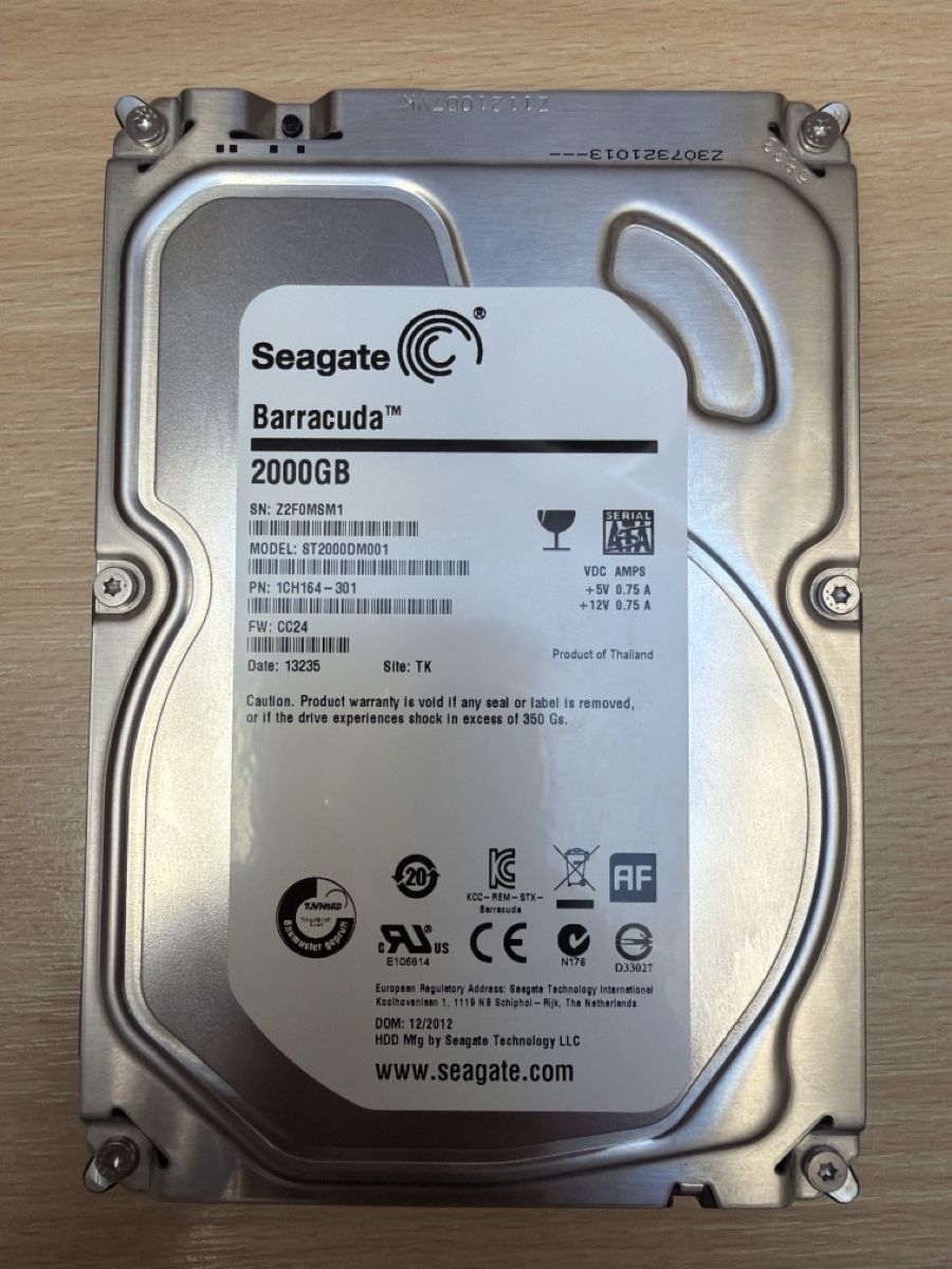 Seagate Dischi rigidi: Seagate Barracuda 2TB HDD Festplatte 3.5 Zoll – Usato da Illnau venduto da Smela