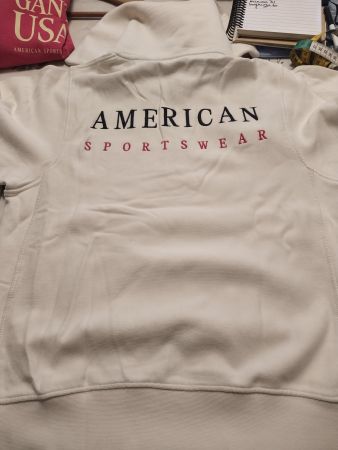 GANT felpa bianco sporco / beige chiarissima NUOVA