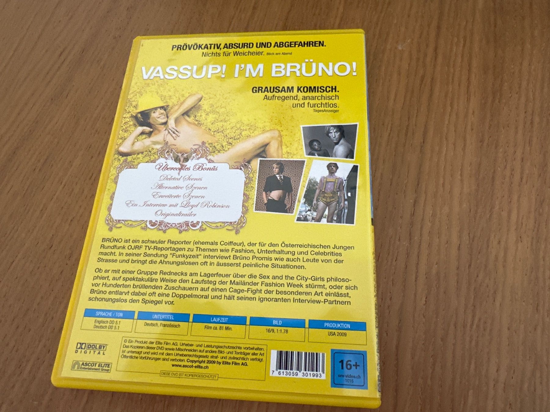 Tutti i DVDs: Brüno (Sacha Baron Cohen) DVD – Usato da Zwingen venduto da veilchen_123 1