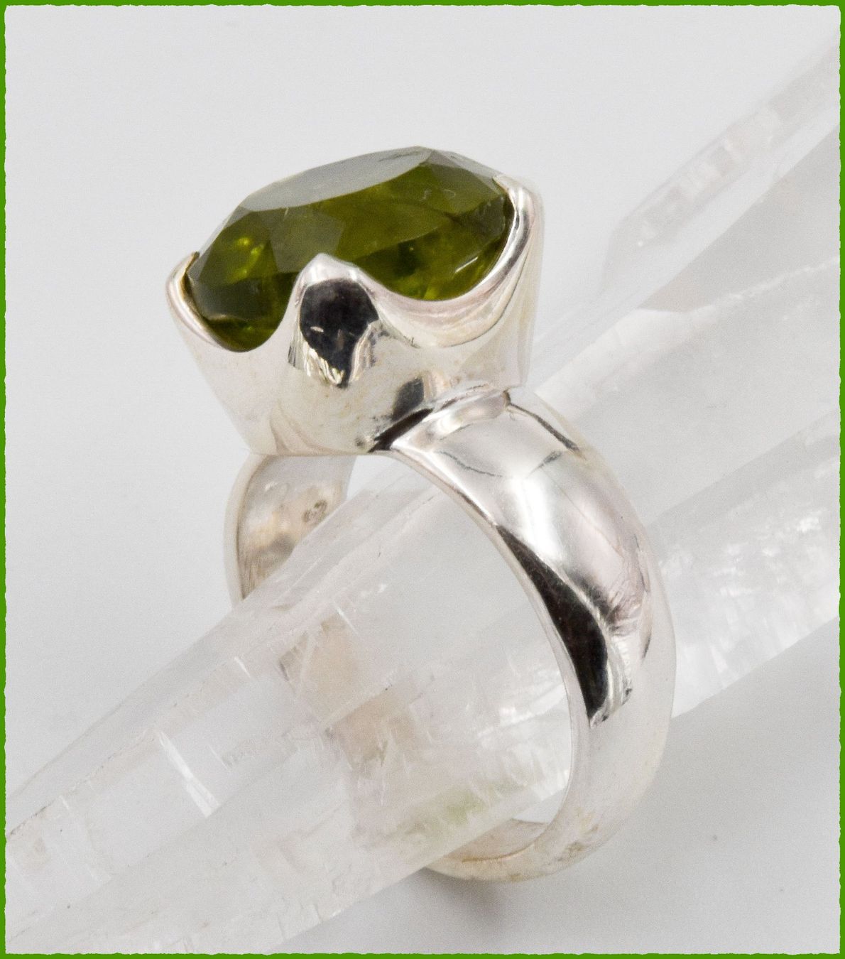 Anelli: Peridot Ring 925 Silber – Nuovo e nell'imballaggio originale da Oberglatt ZH venduto da Goldfee1 2