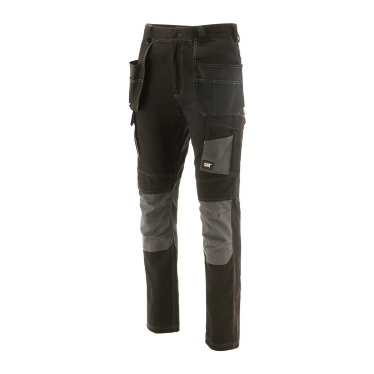 CAT Work Trousers 32" Leg Navy Caterpillar Allegiant Cargo Tradesman Pants Navy