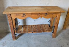 Console en bois massif Arolle
