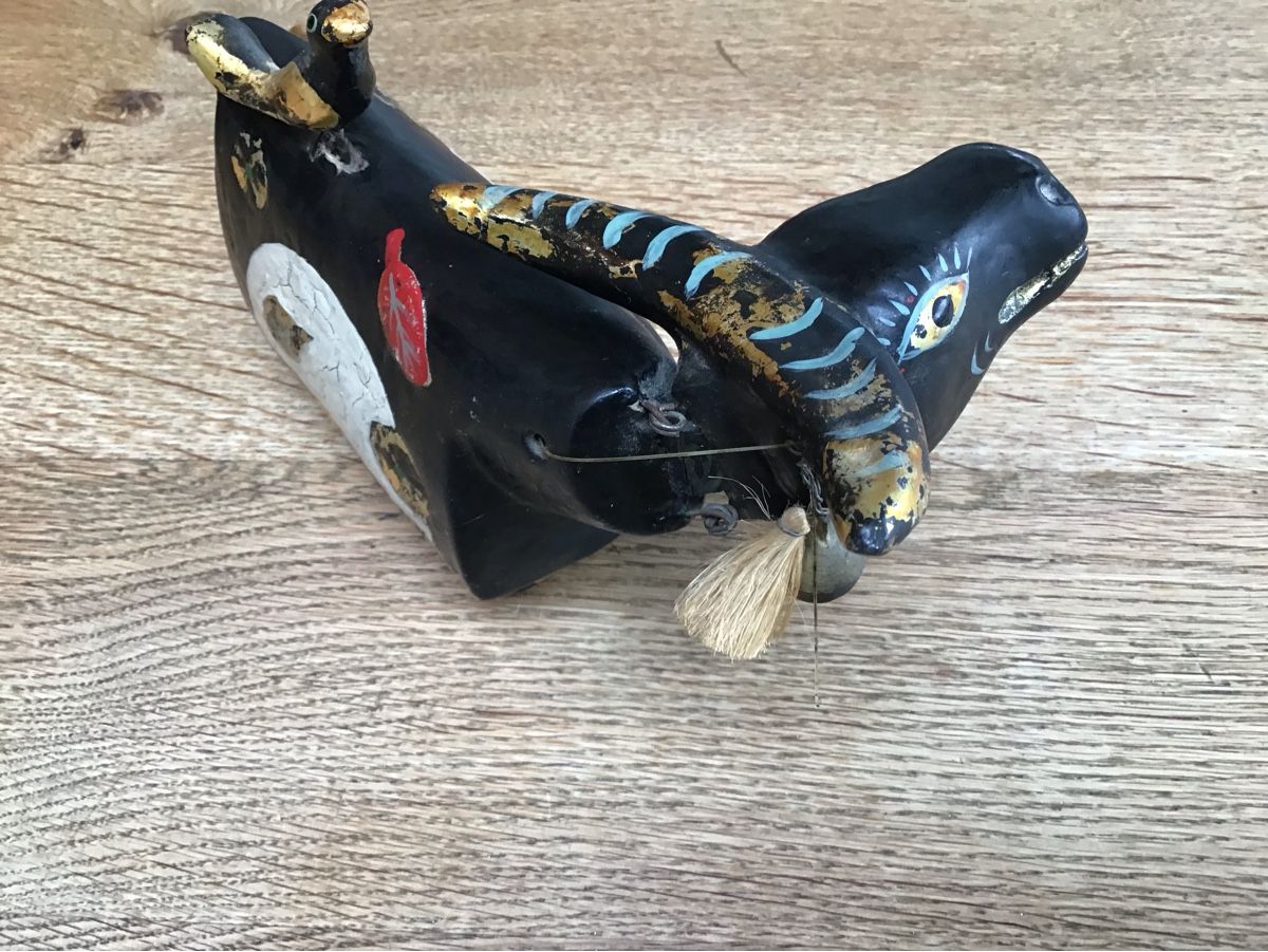 Statuette: Ochse mit beweglichen Teilen – Usato da Rodersdorf venduto da trueegg 1