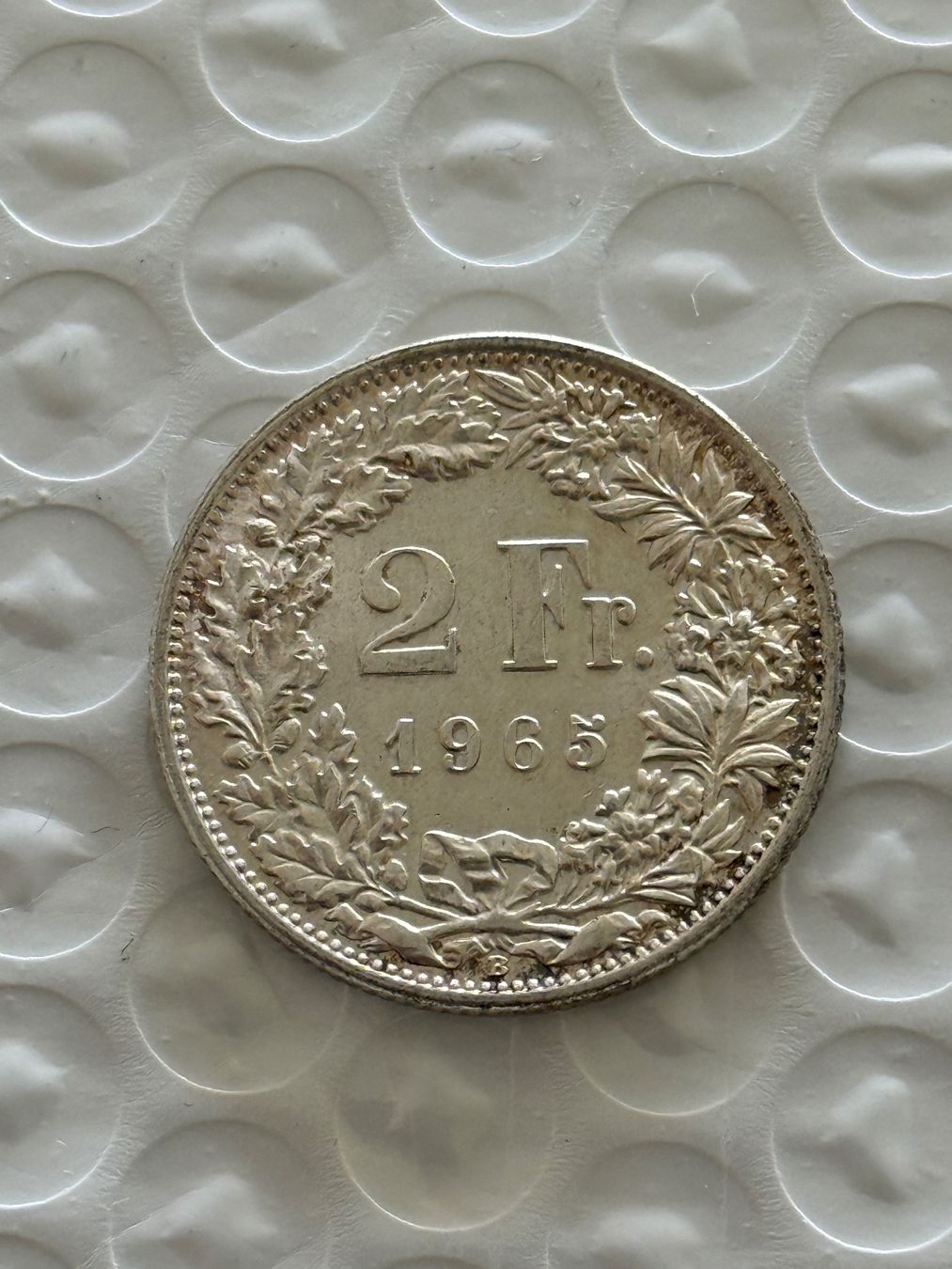 Tutti le monete: 2 Franken 1965  Unz / Stgl – Nuovo (secondo la descrizione) da Wallisellen venduto da SWISS_SILVER1 1