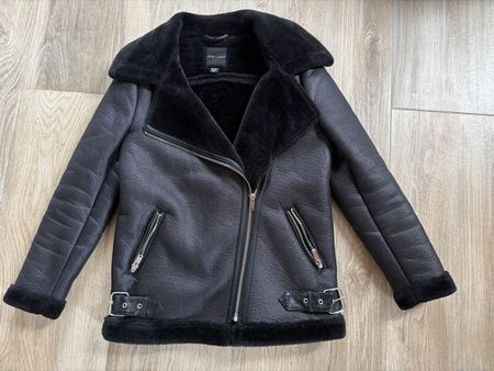 New Look Jacke schwarz mit Fellfutter guter Zustand