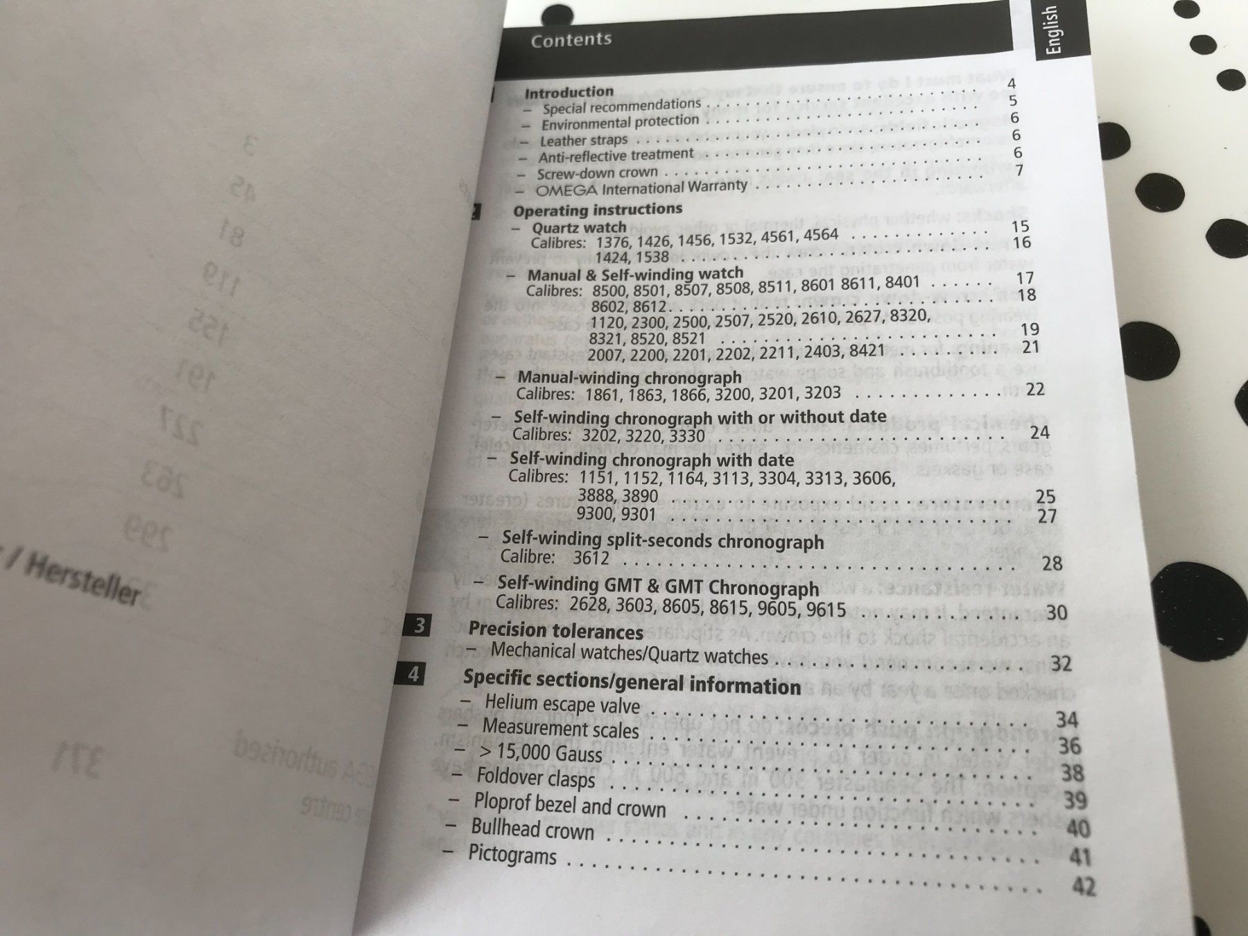 Documenti: OMEGA ORIGINAL - OPERATING INSTRUCTIONS - EDITION 01/2014 ! – Nuovo (secondo la descrizione) da Epalinges venduto da dream-watch 3