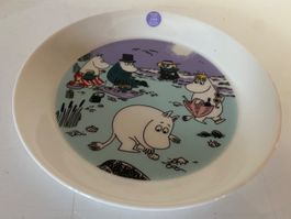 12 Moomin Arabia Teller / Mummi Lautanen Beach Day Plate