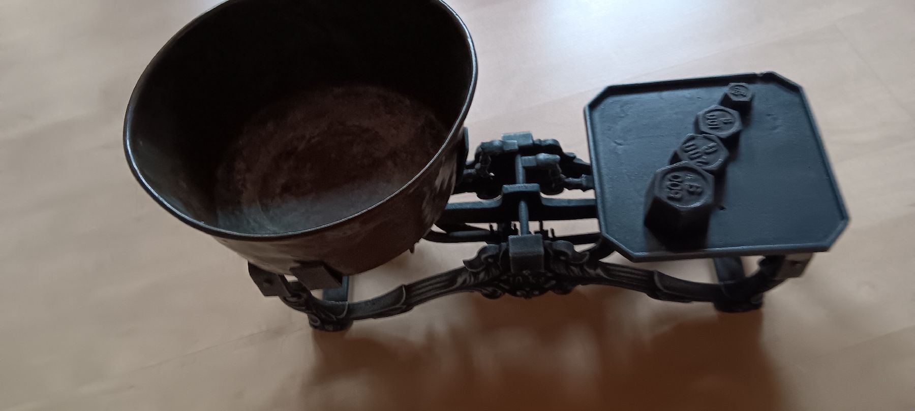 Bilance e pesi: Anktike Waage mit Gewichten – Usato da Seuzach venduto da jennifer05 4