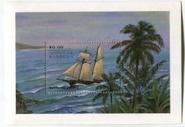 Block "Schiffe". Antigua und Barbuda