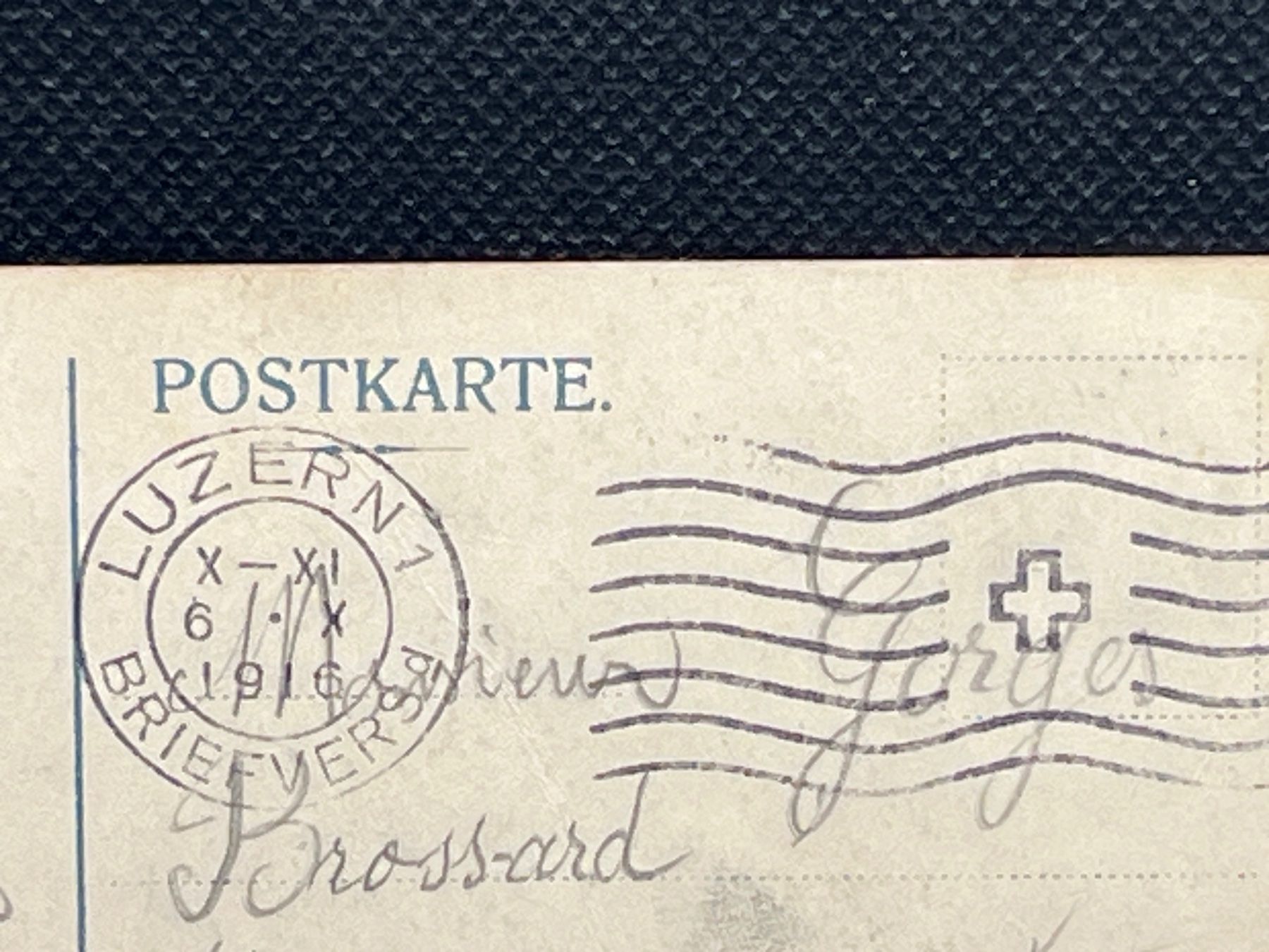 Cartoline postali: Luzern und die Alpen – Usato da Widnau venduto da Brusi9 2