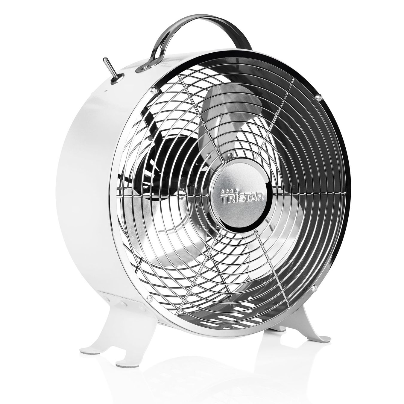 Ventilatoren: Tischventilator Retro Design weiss 25 cm – Neu und originalverpackt aus Wettingen von kochshop