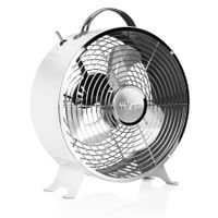 Tischventilator Retro Design weiss 25 cm