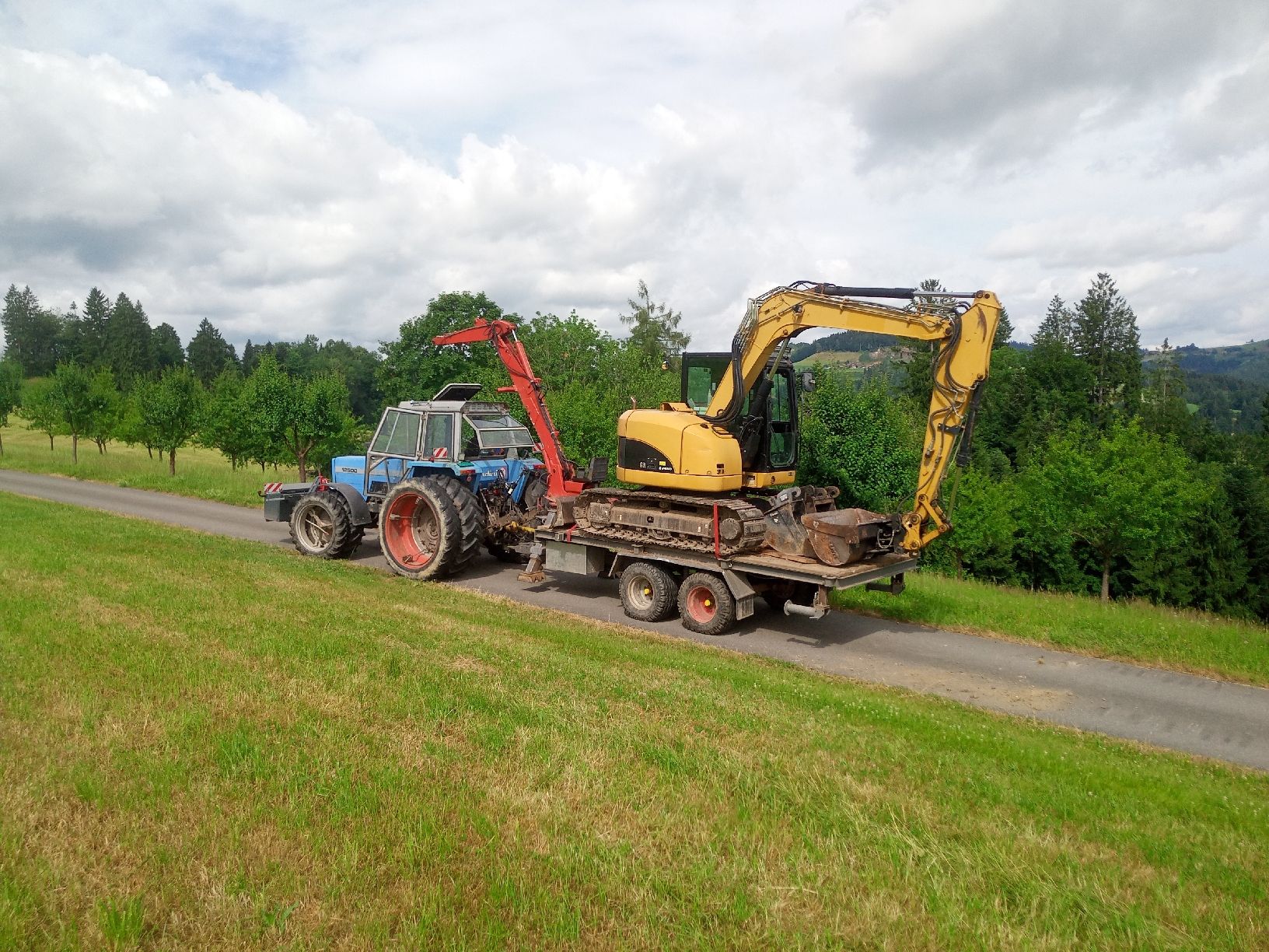 Rimorchi: Rückewagen mit Plattform und Kran – Usato da Doppleschwand venduto da Rueti02 5