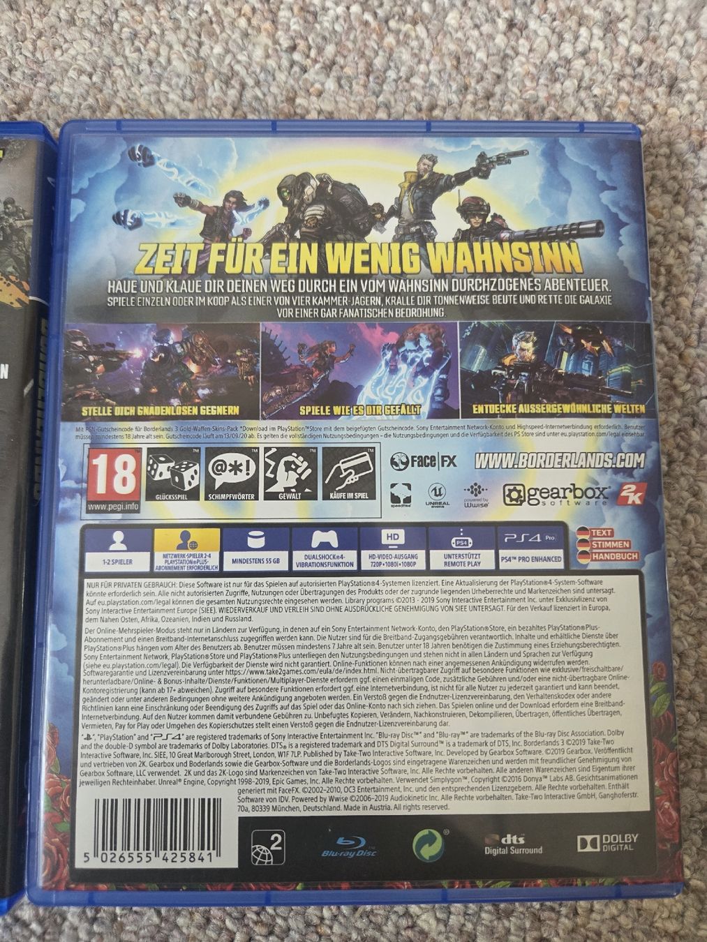 Sony Spiele: PS4 Borderlands The Handsome Collection & Borderlands 3 – Neu (gemäss Beschreibung) aus Elgg von Darkvoid1991 3