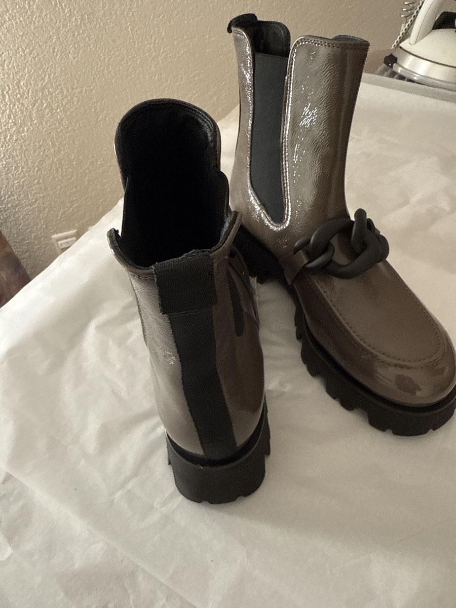 Paul Green Damenschuhe: Neue Lackleder-Boots von Paul Green – Neu (gemäss Beschreibung) aus Geuensee von Gagisi 2