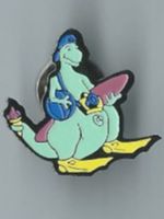 Cooler Dino Pin
