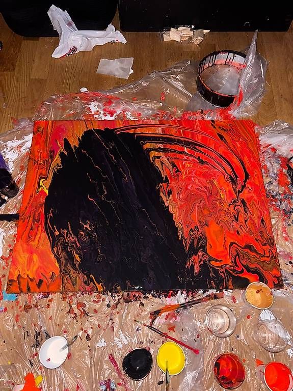 Foto & Immagini: Opera originale unica "IGNIS ABYSSUS" 60x80 – Usato da Bellinzona venduto da ARCAOS.ART 3