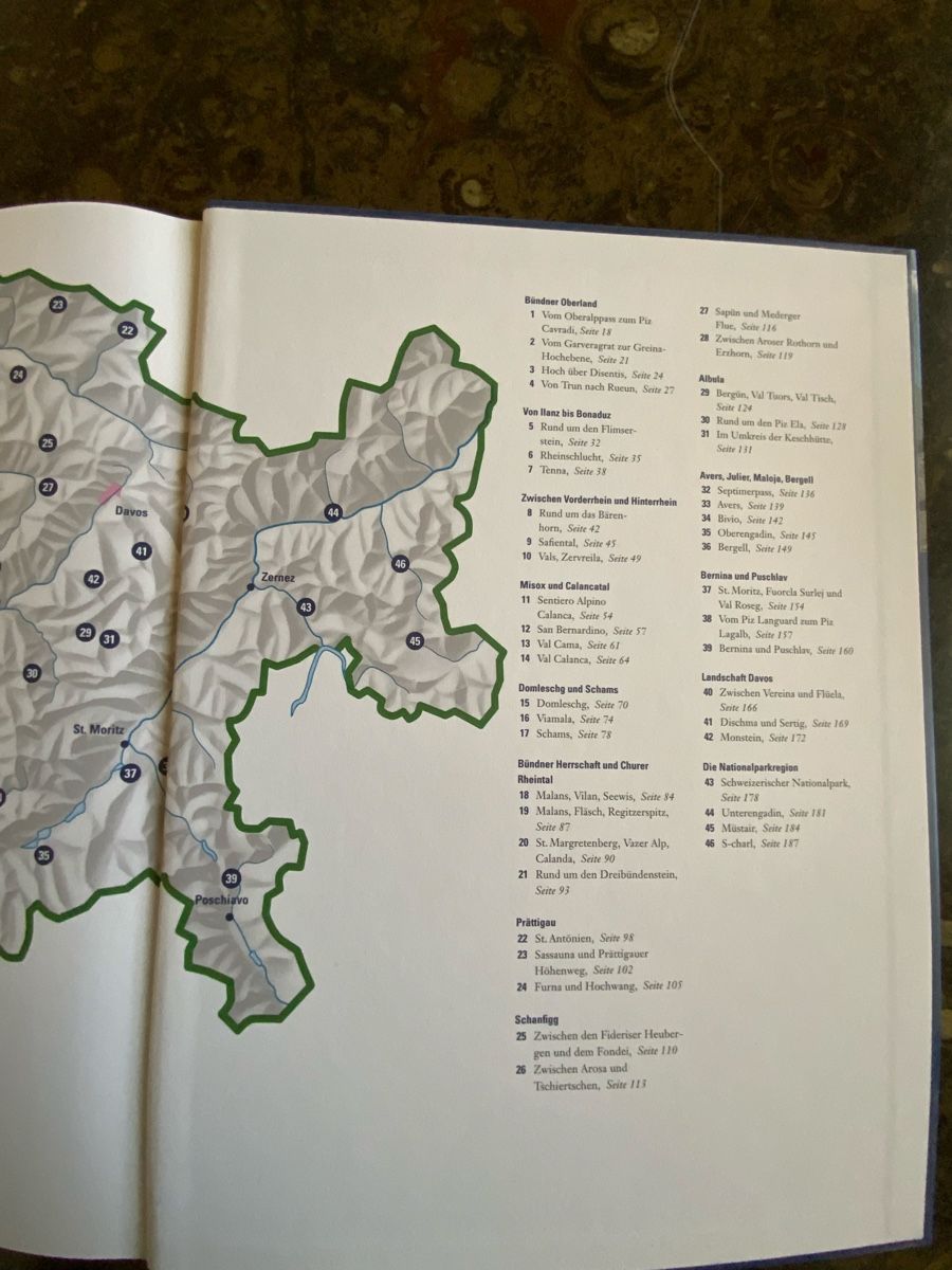 Libri: Grosses Wanderbuch Graubünden - über 300 Wandervorschläge – Usato da Vinelz venduto da Viewfinder84 2