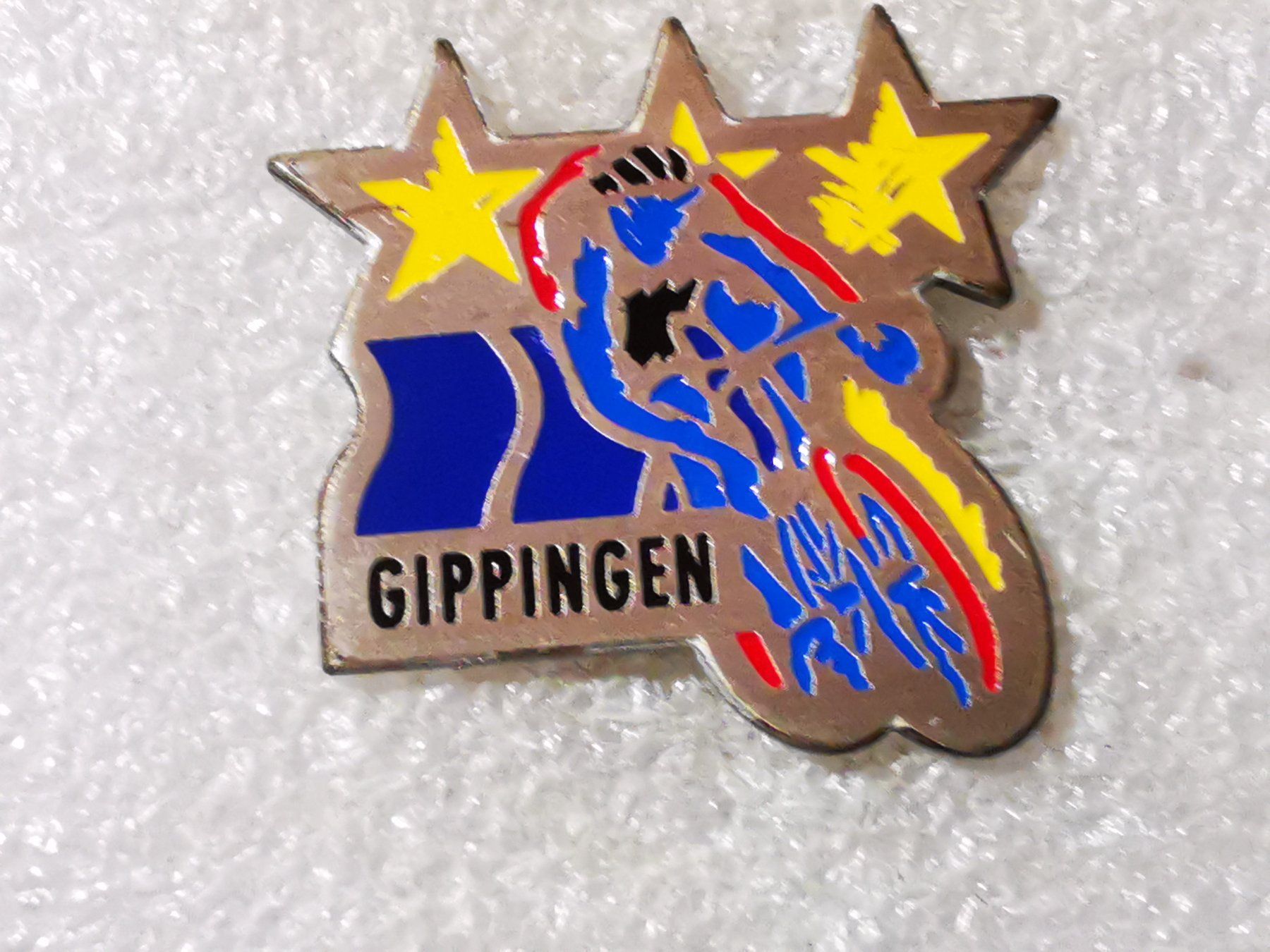 Placchette & Badge: Ansteckpin 114: Velorennen Gippingen – Usato da Oppligen venduto da Pin-Fall-Shop
