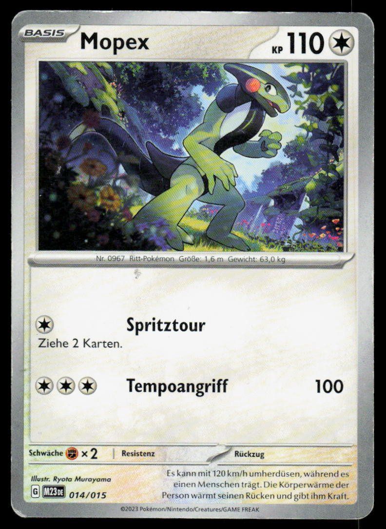 Pokémon Carte collezionabili: Pokemon Mopex 014/015 – Usato da Herisau venduto da Pokemon2025
