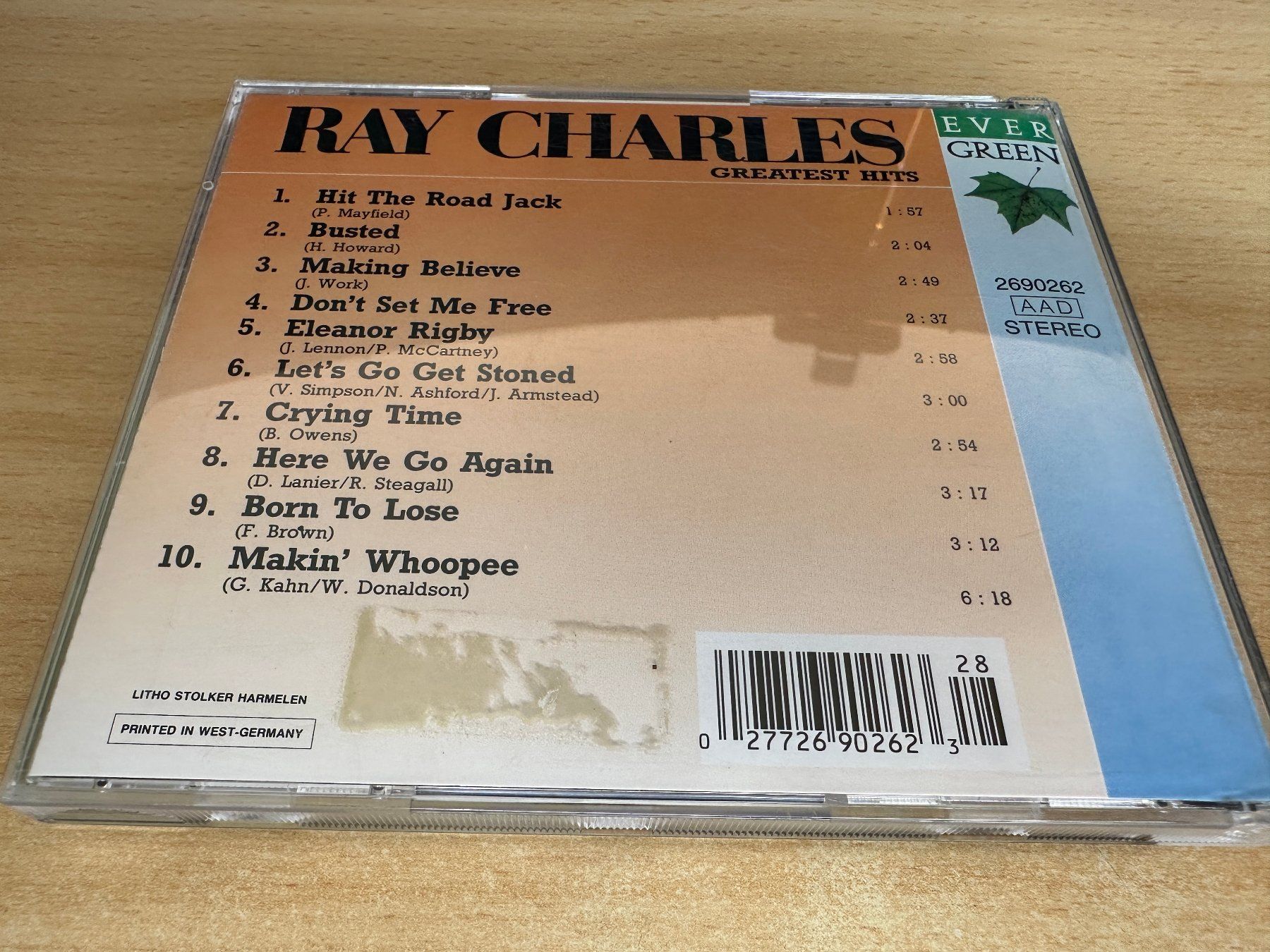 CDs: U9 Ray Charles – Greatest Hits – Gebraucht aus Rikon im Tösstal von Alpenmutz 1