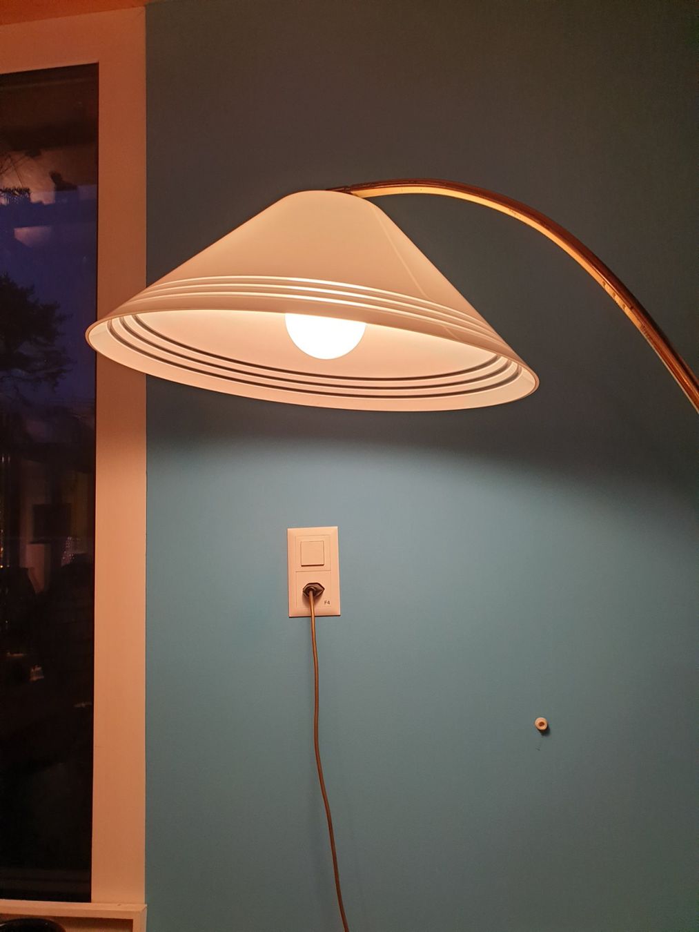 Lampade: Italy Bogenlampe 70iger – Usato da rebstein venduto da spacy73 3