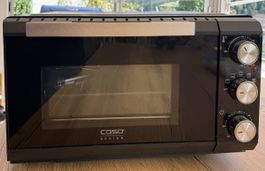 Design-Backofen Caso TO 20 schwarz 