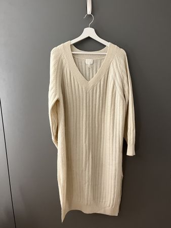 H&M Strickkleid Gr. M beige kuschelig Winterkleid