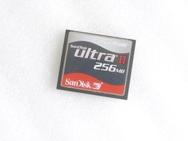 SanDisk CF 256mb Ultra II Compact Flash Karte / carte / card